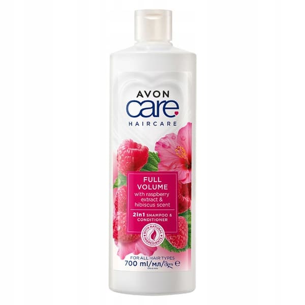 AVON Schampo och balsam 2-i-1 med hallonextrakt 700 ml