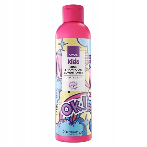 AVON Kids 2-i-1 schampo och balsam - fruktig Avon Kids 200 ml