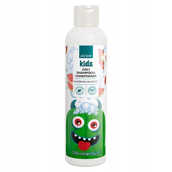 AVON Kids 2-i-1 Schampo och Balsam Vattenmelon 200 ml