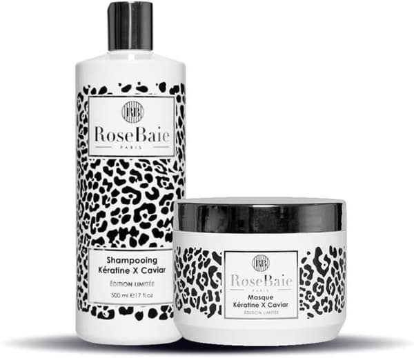 RoseBaie Kaviar X Keratin Schampo 500 ml + Mask 500 ml