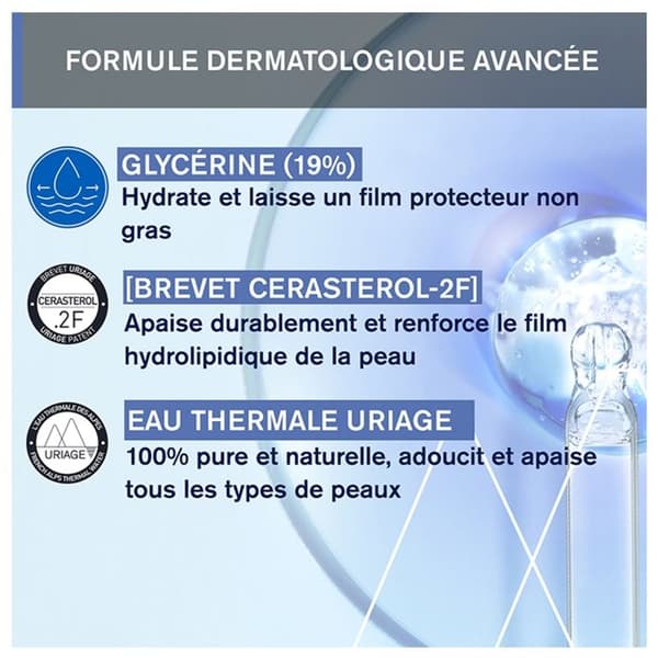 Rengörande olja - URIAGE - Xémose - 500ml - Lugnande - Hypoallergenisk
