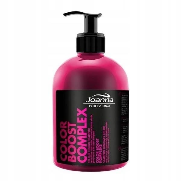 JOANNA COLOR BOOST Farvetonende Shampoo - 500g - Lyserød