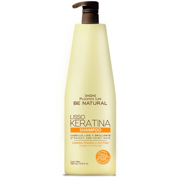 PLACENTA LIFE Silottava hiusshampoo Lisso Keratina - 1000ml
