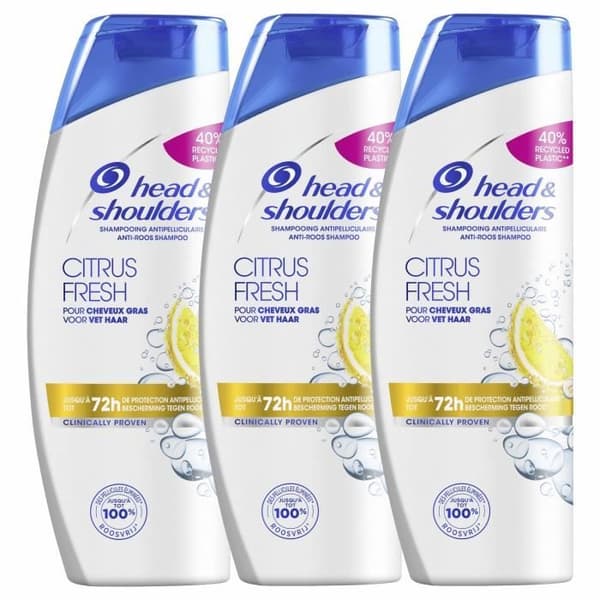 PAKET MED 3 - HUVUD & AXLAR Citrus Fresh Shampoo 500 ml