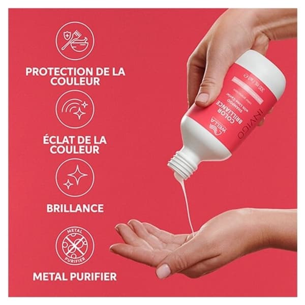 Wella Invigo Color Brilliance Revitalizing Shampoo för färgat hår, fint hår 1 L - 4064666339283