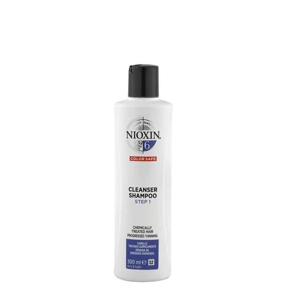 Nioxin System 6 Cleanser Shampoo Fint och kemiskt behandlat hår 300ml