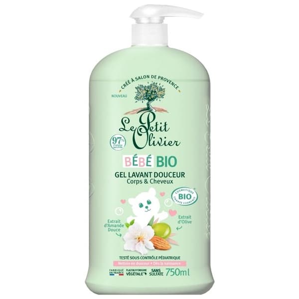 Gel Tvätt - Le Petit Olivier - Baby BIO - 750ml - Utan färgämnen - Fleranvändningsprodukter