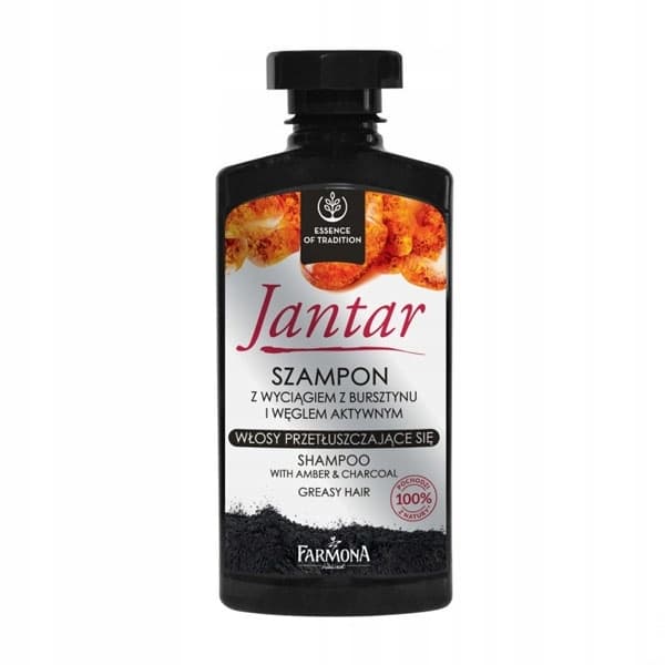 JANTAR MEDICA shampoo vaurioituneille hiuksille AMBER BIOTIIN 330 ml