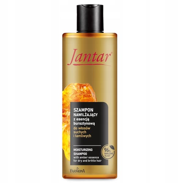 FARMONA Jantar Återfuktande schampo för torrt hår, bärnstensessens, 300 ml