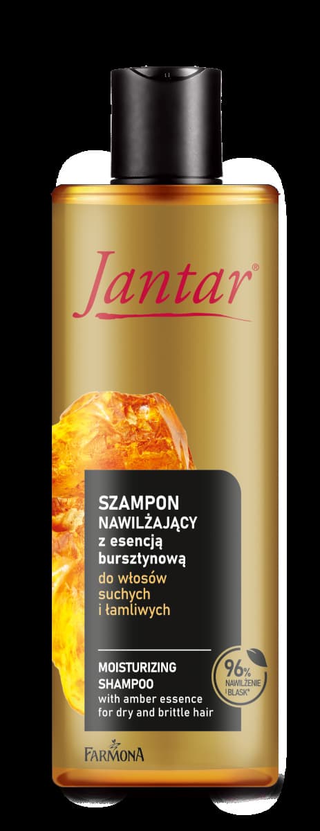 FARMONA Jantar Återfuktande schampo för torrt hår, bärnstensessens, 300 ml