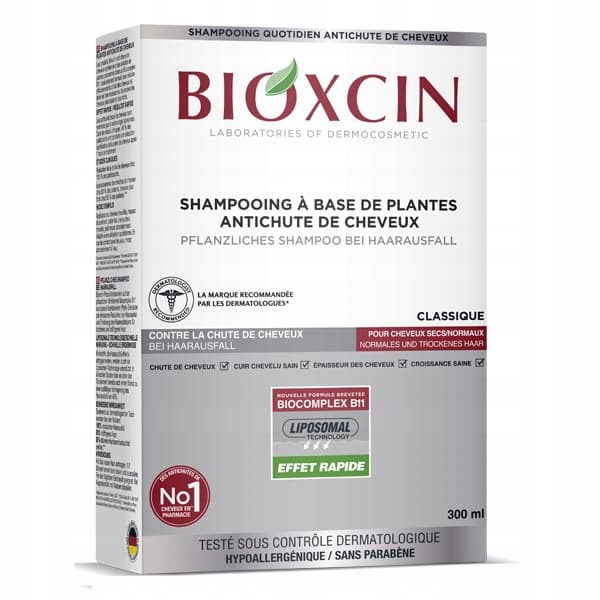 BIOXCIN CLASSIC örtschampo för torrt och normalt hår 300 ml