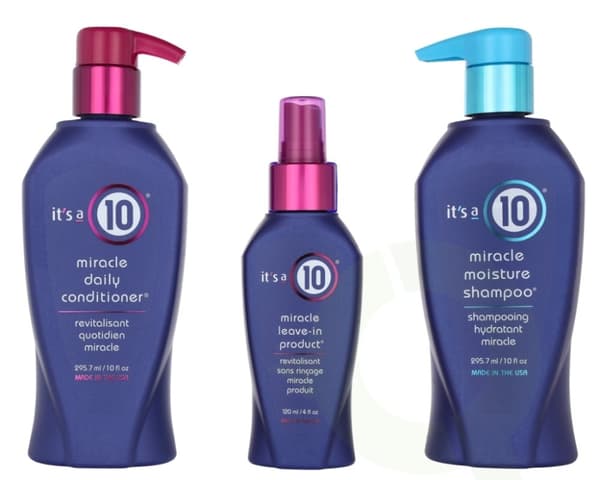 It's a 10 Conditioning Set 711.4 ml Shampoo 295,7ml/Conditioner 295,7ml/Leave-in 120ml