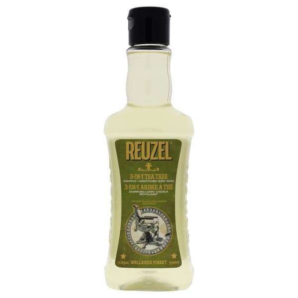 3-i-1 tea tree-schampo fran Reuzel for man - 340 ml schampo
