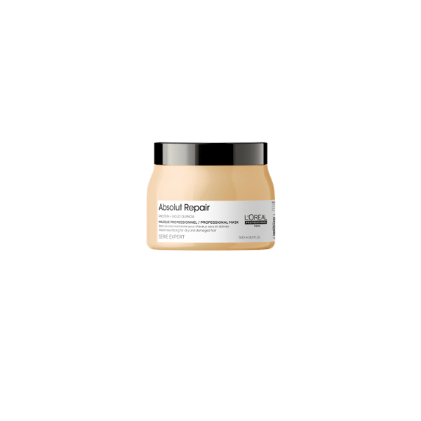 L'Oréal Professionnel Absolut Repair Gold Quinoa Mask 500ml - Torrt & Frissigt