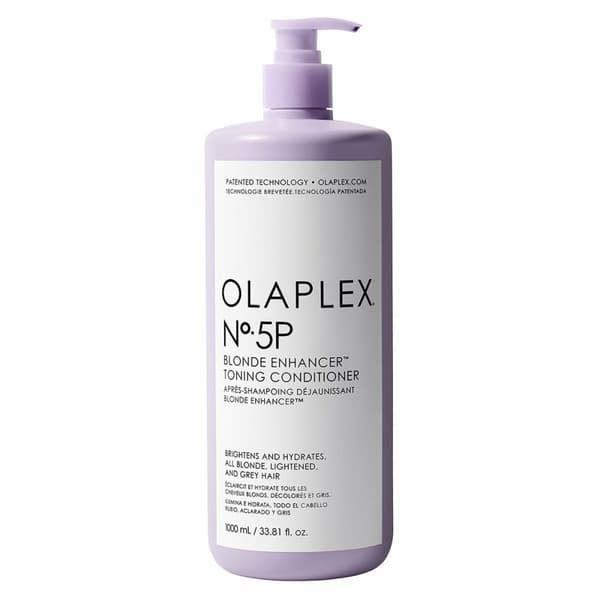 Väriä neutralisoiva hoitoaine Olaplex Nº5P Blonde Enhancer  1 L
