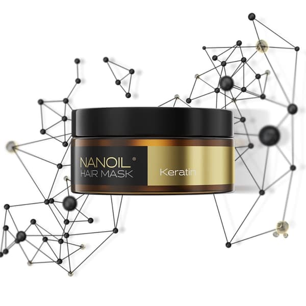 Hårmaske Med Argan Nanoil Argan Hair Mask 300ml - Regeneration & Rekonstruktion, Forbedring af svagt hår, Intensiv hårreparation