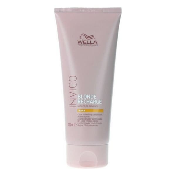 Väriä elvyttävä hoitoaine vaaleille hiuksille Invigo Blonde Recharge Wella (200 ml)