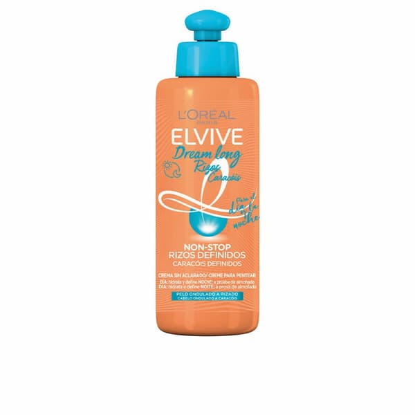 Genopbyggende Creme uden Vask L'Oreal Make Up Elvive Dream Long Krøllet hår 200 ml