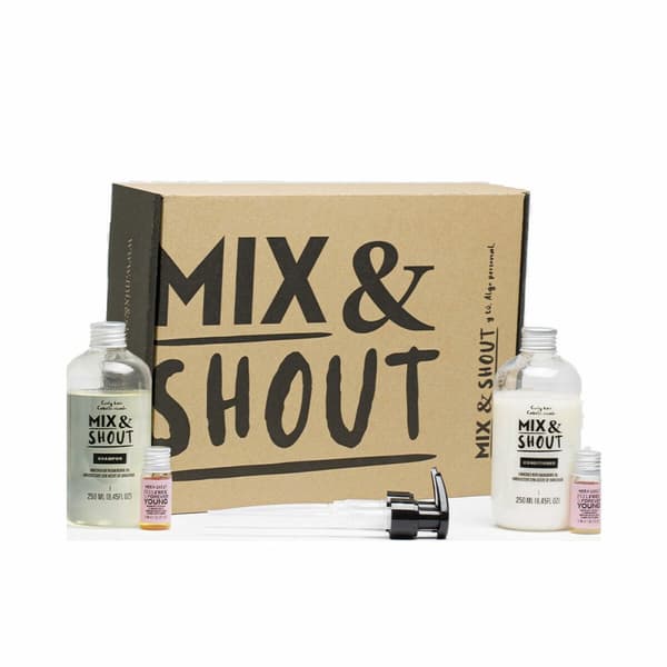 Shampoo Mix & Shout Rutina Rizado Fortalecedor Lote 4 Kappaletta Kiharat hiukset