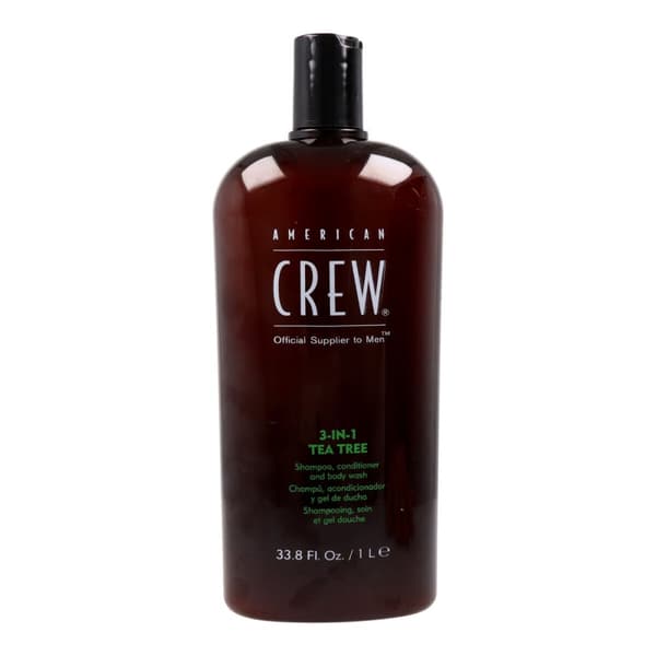 Gel, Shampoo og Hårbalsam 3 i 1 American Crew Tea Tree 1 L
