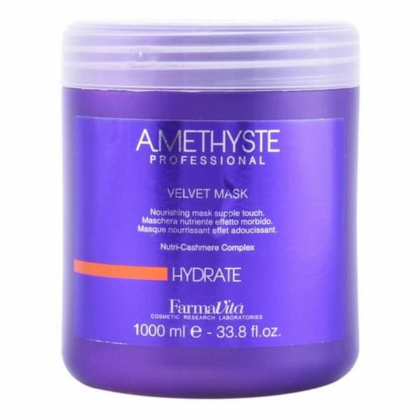 Nærende hårmaske Amethyste Farmavita Amethyste (1000 ml) 1 L