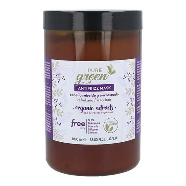Hårmaske Pure Green Antifrizz - 500 ml