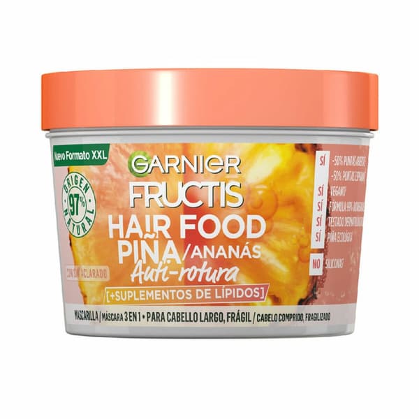 Anti-Hårtab Hårmaske Garnier Fructis Hair Food Anti-knækbar Ananas 350 ml