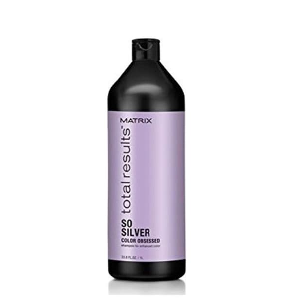 Sjampo som nøytraliserer fargen Total Results So Silver Matrix Total Results Color Care So Silver (1000 ml) 1 L