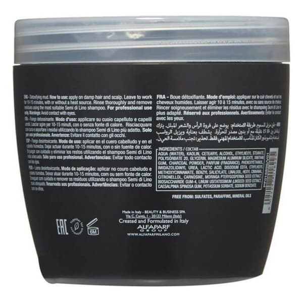 Hårmaske Semi Di Lino Sublime Detoxifying Mud Alfaparf Milano Semi Di 500 ml (500 ml)