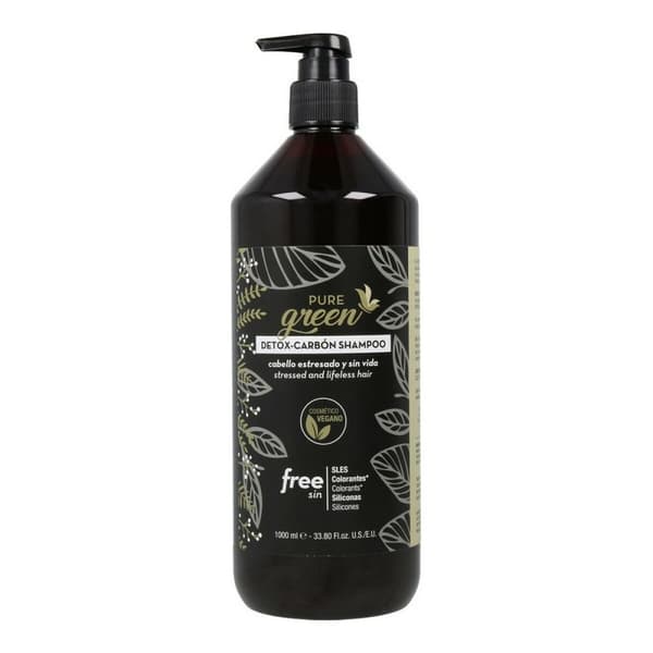 Sjampo Pure Green Detox Carbon (1000 ml)