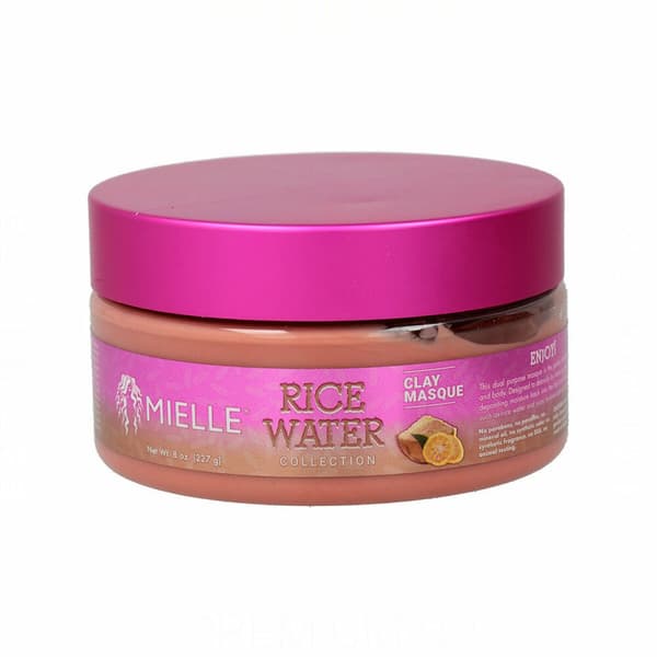 Hårmaske Mielle Rice Water Leire (227 g)
