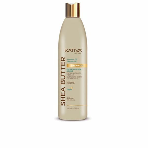 Sjampo Kativa Shea Butter 355 ml Sheasmør Kokosolje