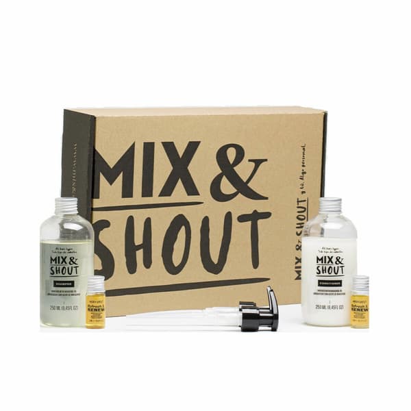Shampoo Mix & Shout Rutina Reparador Lote Vahvista intensiivihoito 4 Kappaletta