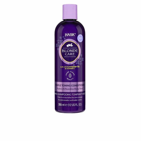 Färgneutraliserande balsam HASK Blone Care Blont hår (355 ml)