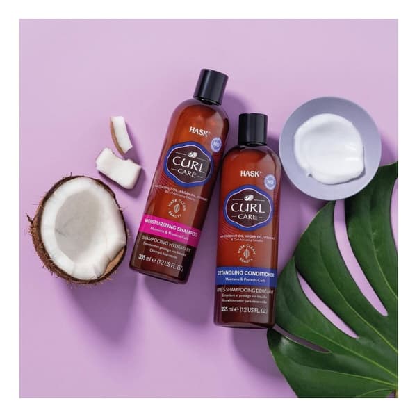 Pienten tiukkojen kiharten shampoo HASK 30491 355 ml