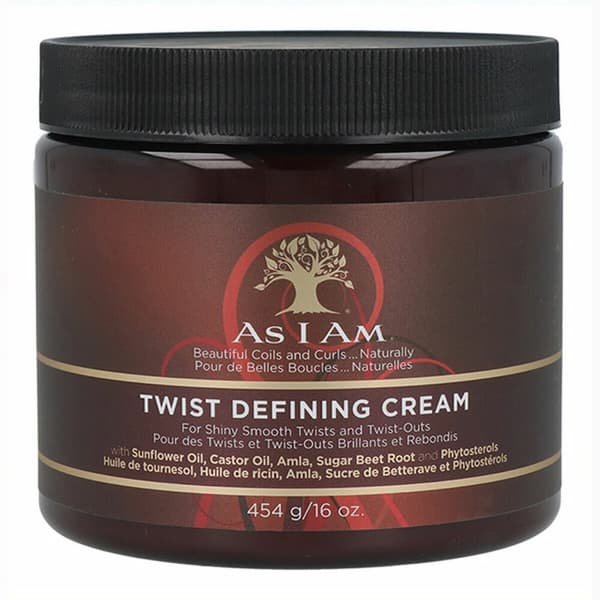 Pienten tiukkojen kiharten hoitoaine As I Am Twist (454 g)