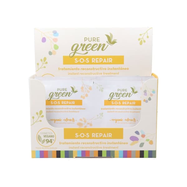 Vahvista intensiivihoito Pure Green S.O.S Repair 12 x 10 ml
