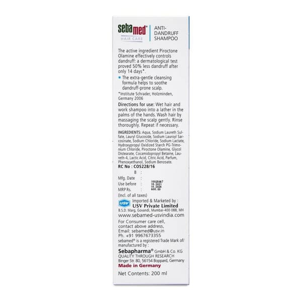Hilseshampoo Sebamed (200 ml)