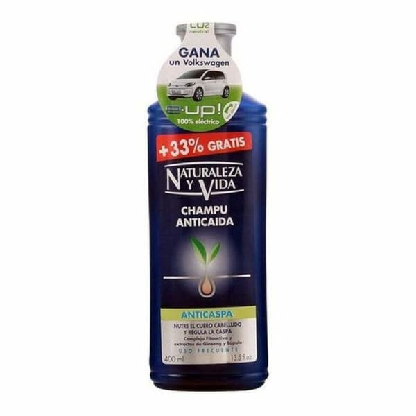 Anti-mjäll och anti-håravfall schampo Naturaleza y Vida Champu Anticaida 300 ml