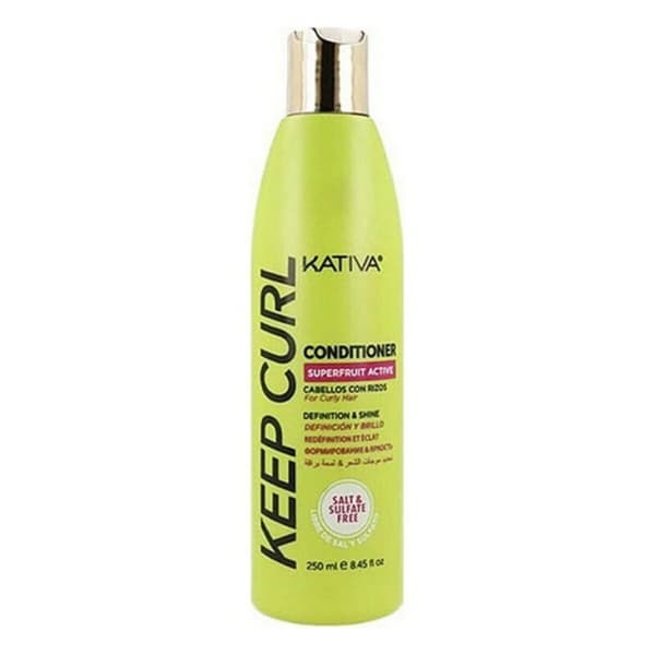 Definierande lockbalsam Kativa Keep Curl (250 ml)