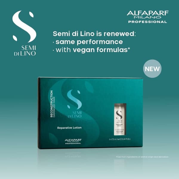 Hiusöljy Alfaparf Milano Semi Di Lino Reconstruction Sos 6 x 13 ml 13 ml
