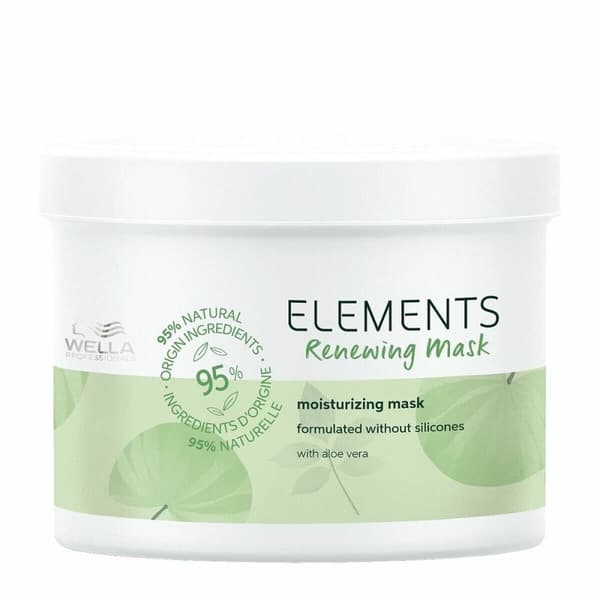Återuppbyggande inpackning för kluvna toppar Wella Elements (500 ml)