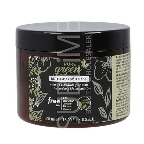 Hiusnaamio Pure Green Detox Carbon (500 ml)