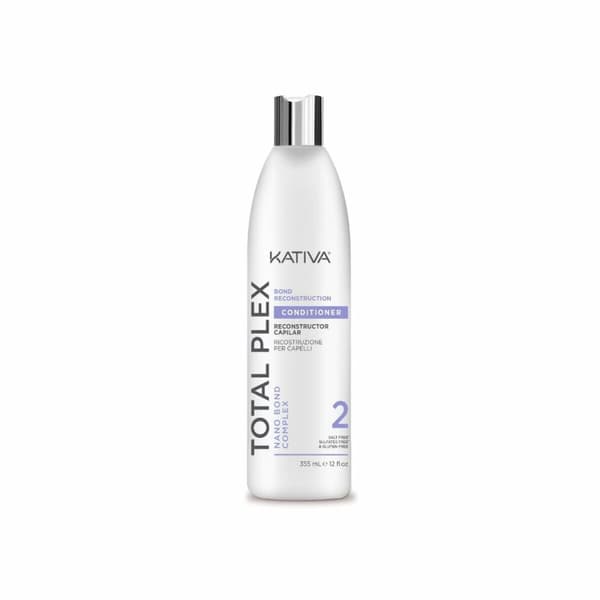 Reparerende Hårbalsam Kativa Total Plex 2 Blondt hår 355 ml