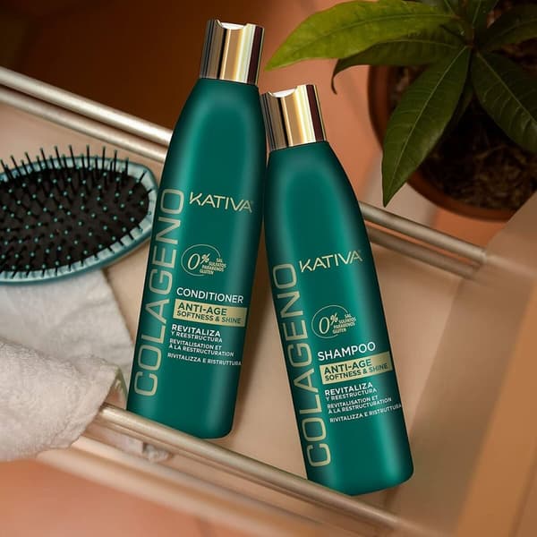 Forfriskende Hårbalsam Kativa Anti-Age Kollagen 550 ml