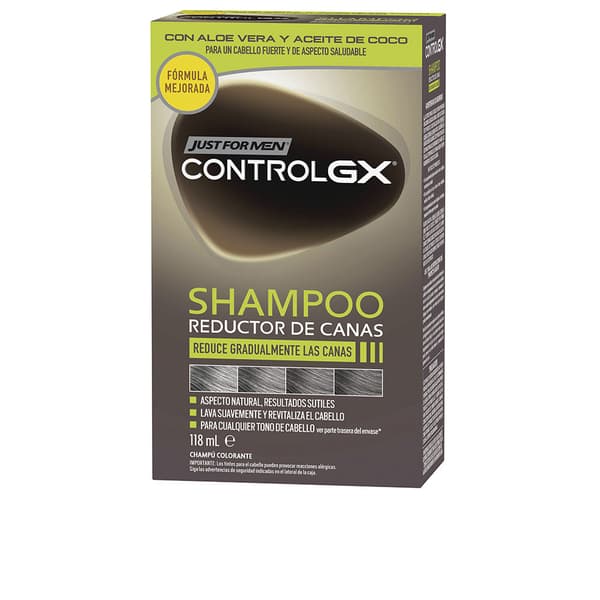 JUST FOR MEN CONTROL GX grey hair reducing shampoo 118 ml