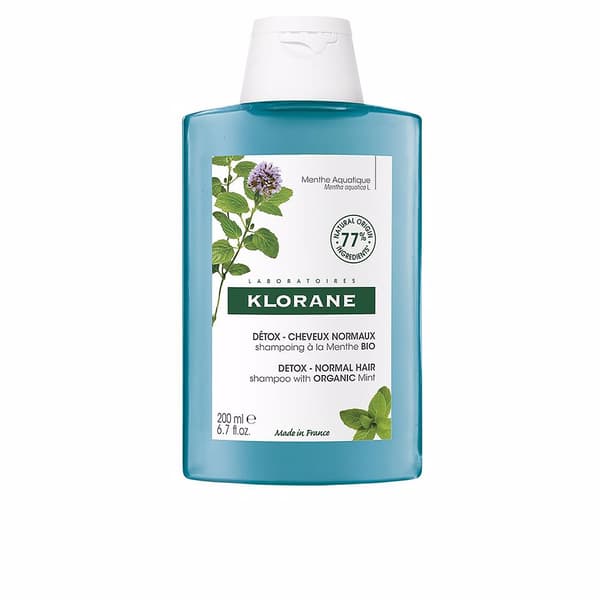 KLORANE A LA MENTA BIO detox shampoo for normal hair 200 ml