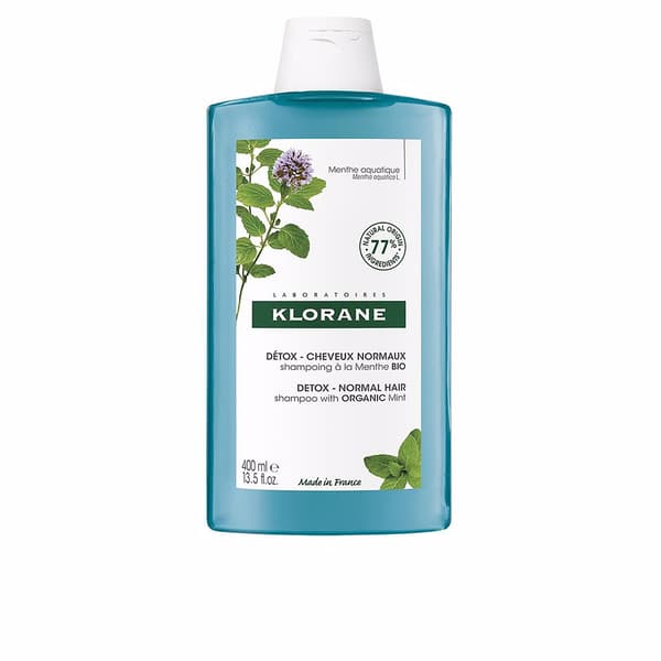 KLORANE ORGANIC MINT detox shampoo for normal hair 400 ml