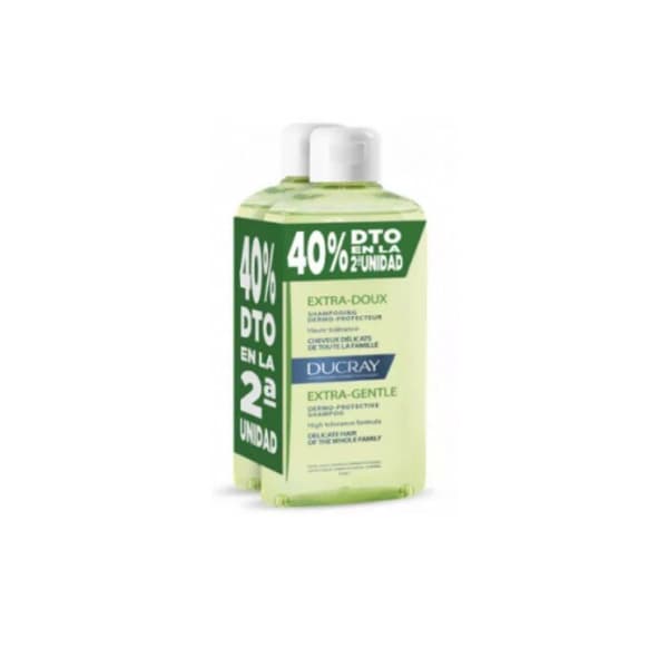 DUCRAY BALANCING SHAMPOO for delicate hair duo 2 x 400 ml