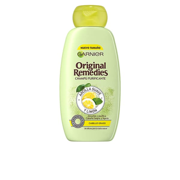 GARNIER ORIGINAL REMEDIES clay and lemon shampoo 300 ml